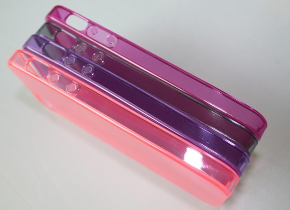 TPU soft case with crystal color for iphone 5 new