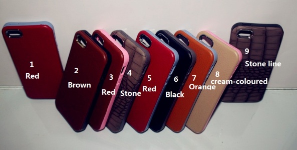 Cover injection leather holster / case for iphone5